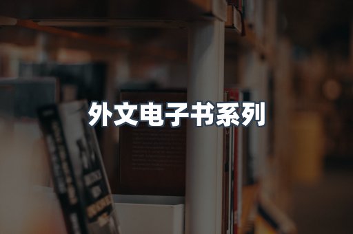 外文电子书系列
